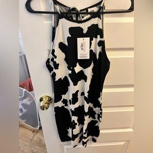 Molly Green cow print dress